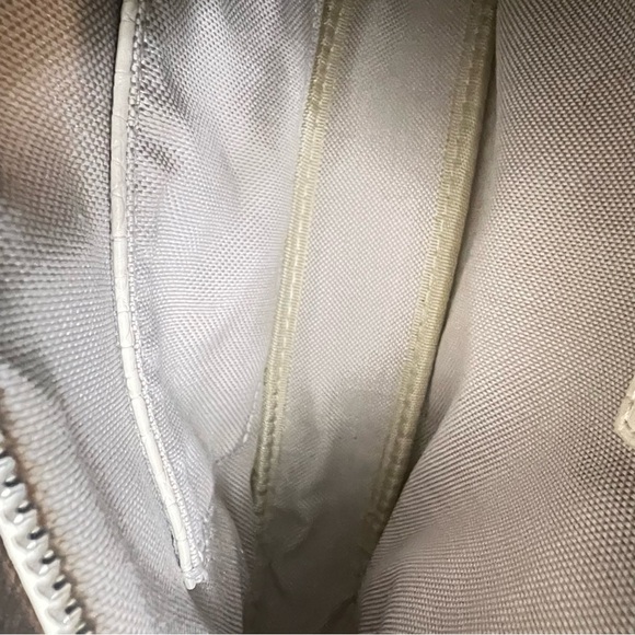 JW PEI Women’s Eva Shoulder Bag Elegant Cream Crocodile-Embossed Shoulder Bag - Picture 8 of 8